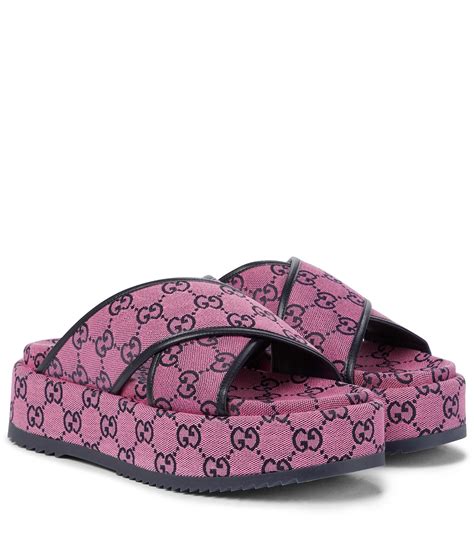 men pink gucci slides|Gucci slides pink fluffy.